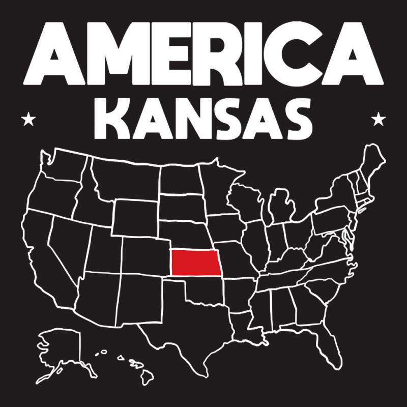 Usa Kansas, Usa Kansas Vintage, Usa Kansas Art, Usa Kansas Painting, U Waist Apron | Artistshot