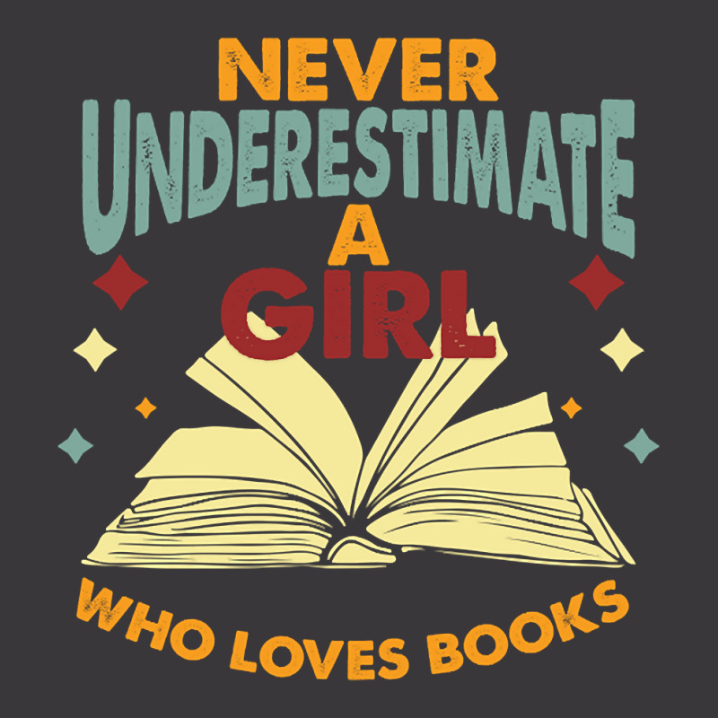 Never Underestimate A Girl Who Loves Books Ladies Curvy T-Shirt by Aiello Mcdade | Artistshot