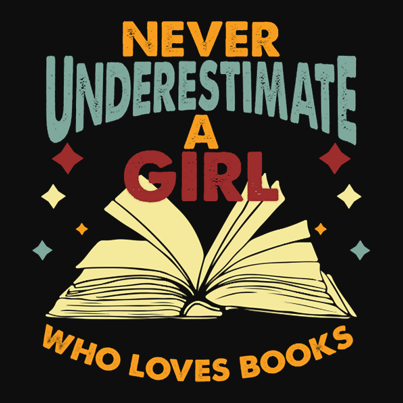 Never Underestimate A Girl Who Loves Books Crop Top by Aiello Mcdade | Artistshot