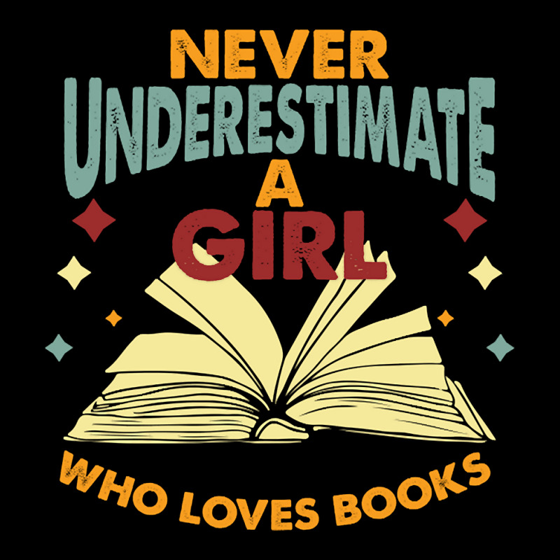 Never Underestimate A Girl Who Loves Books Legging by Aiello Mcdade | Artistshot