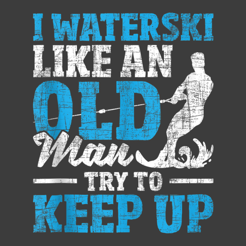 I Waterski Like An Old Man   Grandpa Waterskier Waterskiing Tank Top Men's Polo Shirt by cm-arts | Artistshot