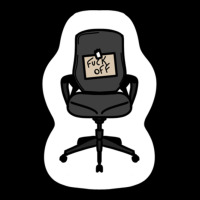 Fuck Off Chair Adjustable Cap | Artistshot