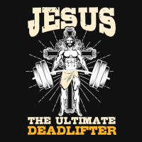 Deadlifter Jesus, Deadlifter Jesus Art, Deadlifter Jesus Painting, Dea Baby Bibs | Artistshot