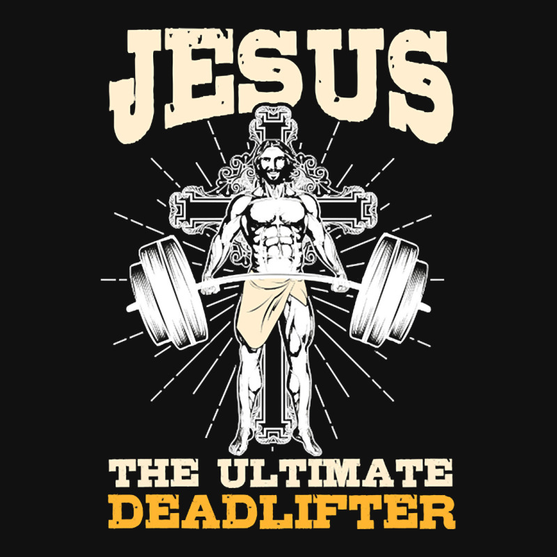 Deadlifter Jesus, Deadlifter Jesus Art, Deadlifter Jesus Painting, Dea Baby Bibs by cm-arts | Artistshot