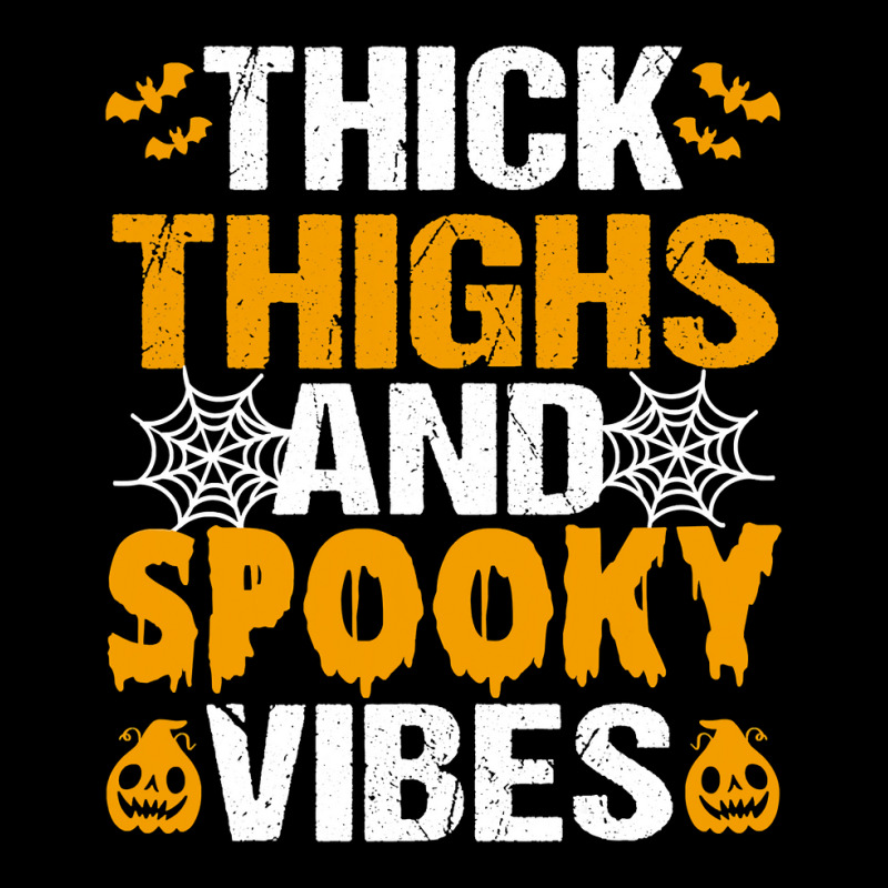 Thick Thighs And Spooky Vibes Funny Halloween Costume Women Adjustable Cap | Artistshot