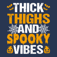 Thick Thighs And Spooky Vibes Funny Halloween Costume Women Men Denim Jacket | Artistshot