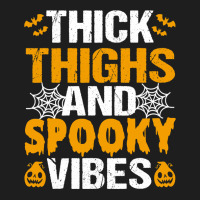 Thick Thighs And Spooky Vibes Funny Halloween Costume Women Classic T-shirt | Artistshot