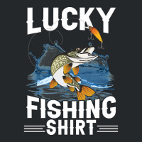 Lucky Fishing, Lucky Fishing Vintage, Lucky Fishing Art, Lucky Fishing Crewneck Sweatshirt | Artistshot