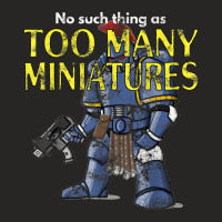 Wargaming, Roleplaying, Too Many Miniatures, Distressed T Shirt Ladies Fitted T-shirt | Artistshot