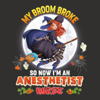 My Broom Broke So Now I'm A Anesthetist Nurse Halloween Boo Champion Hoodie | Artistshot