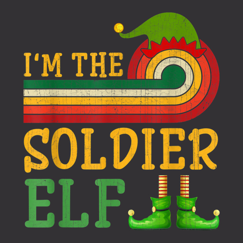 I'm The Soldier Elf Matching Group Christmas Party Pajama Vintage Hoodie | Artistshot