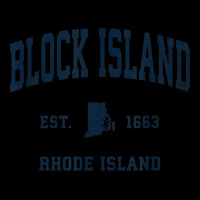 Block Island Rhode Island Ri Vintage Athletic Navy Sports De Adjustable Cap | Artistshot