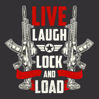 Live Laugh Lock And Load, Gun, Lovers, Live Laugh, Lock, Guns Cool, Sh Vintage Hoodie And Short Set | Artistshot