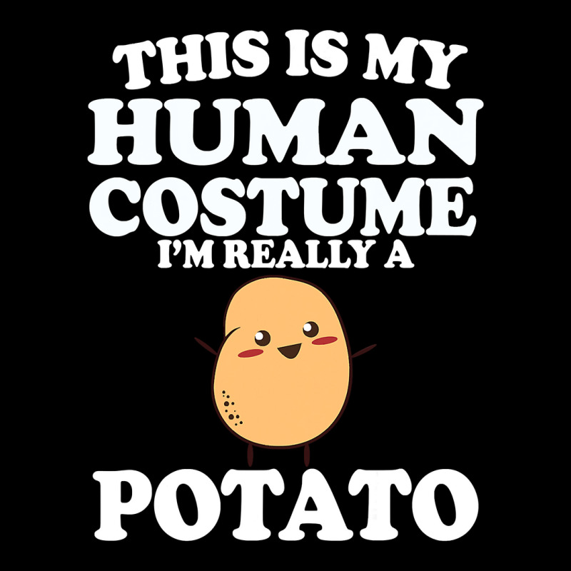 This Is My Human Costume I'm Really A Potato  Halloween Adjustable Cap | Artistshot