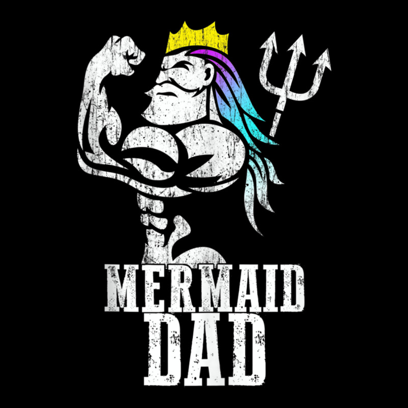 Mermaid Dad Pose Trident Merdad New Mer Dad Brother Daughter Tank Top Lightweight Hoodie | Artistshot