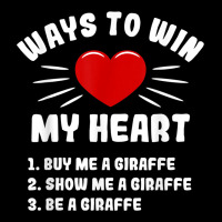 Ways To Win My Heart Giraffe Funny Animal Meme Humor Adjustable Cap | Artistshot