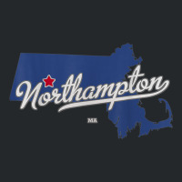 Northampton Massachusetts Ma Map Crewneck Sweatshirt | Artistshot