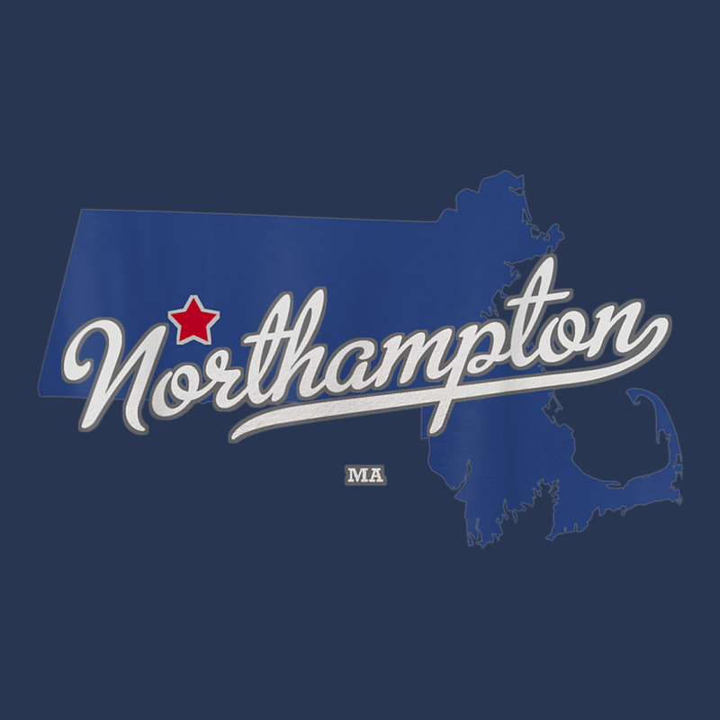 Northampton Massachusetts Ma Map Men Denim Jacket | Artistshot