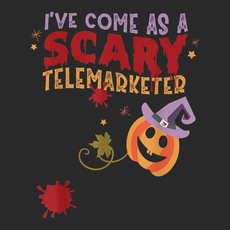 I've Come As A Scary Telemarketer Joke Halloween Costume Printed hat by Renew | Artistshot