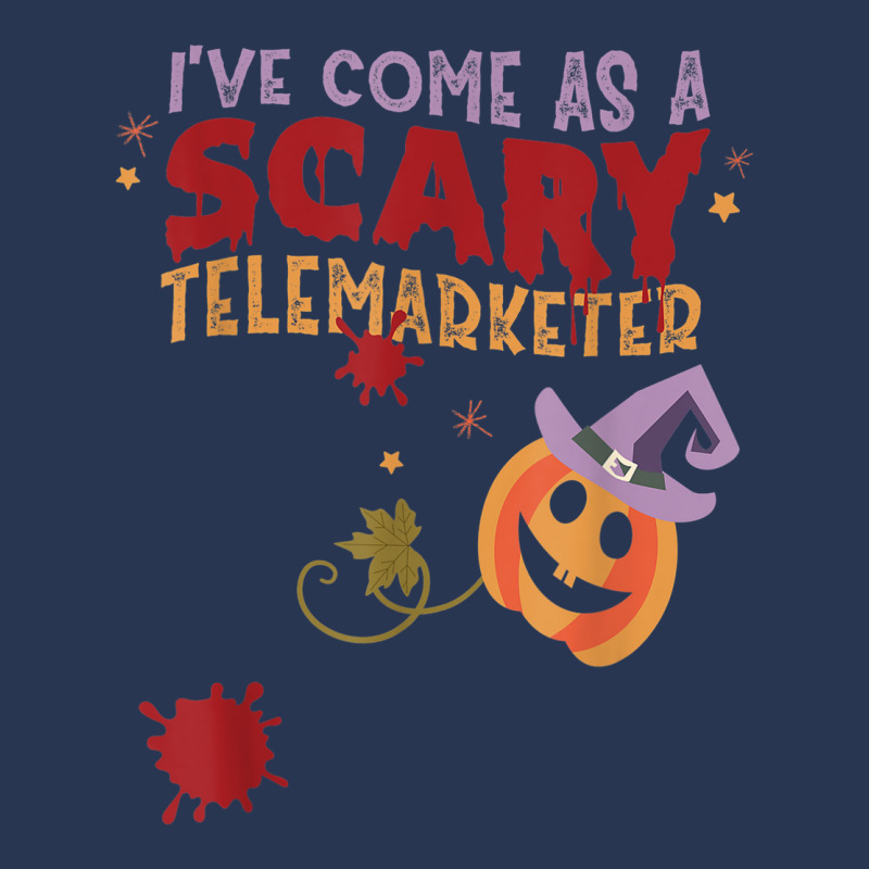 I've Come As A Scary Telemarketer Joke Halloween Costume Ladies Denim Jacket by Renew | Artistshot