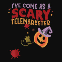 I've Come As A Scary Telemarketer Joke Halloween Costume Crop Top | Artistshot