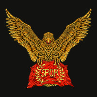 Roman Legion Eagle With Flag, Roman Legion Eagle With Flag Art, Roman  Scorecard Crop Tee | Artistshot