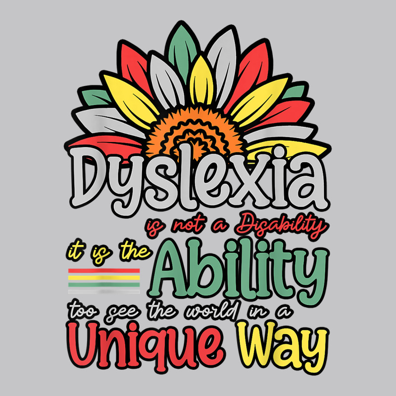 Dyslexia Is Not Disability Dyslexia Awareness Silver Ribbon T Shirt Baby Bodysuit by cm-arts | Artistshot