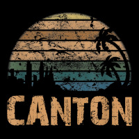 Canton Vintage Sunset Distressed Funny T Shirt Lightweight Hoodie | Artistshot