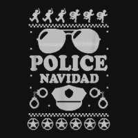 Police Navidad Funny Ugly Christmas Front Car Mat | Artistshot