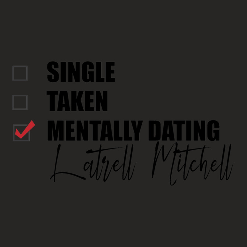 Mentally Dating Latrell Mitchell Ladies Fitted T-Shirt by cm-arts | Artistshot