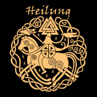 Heilung Horse Viking Warrior Mythology Cropped Hoodie | Artistshot