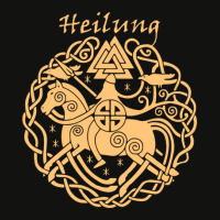 Heilung Horse Viking Warrior Mythology Scorecard Crop Tee | Artistshot