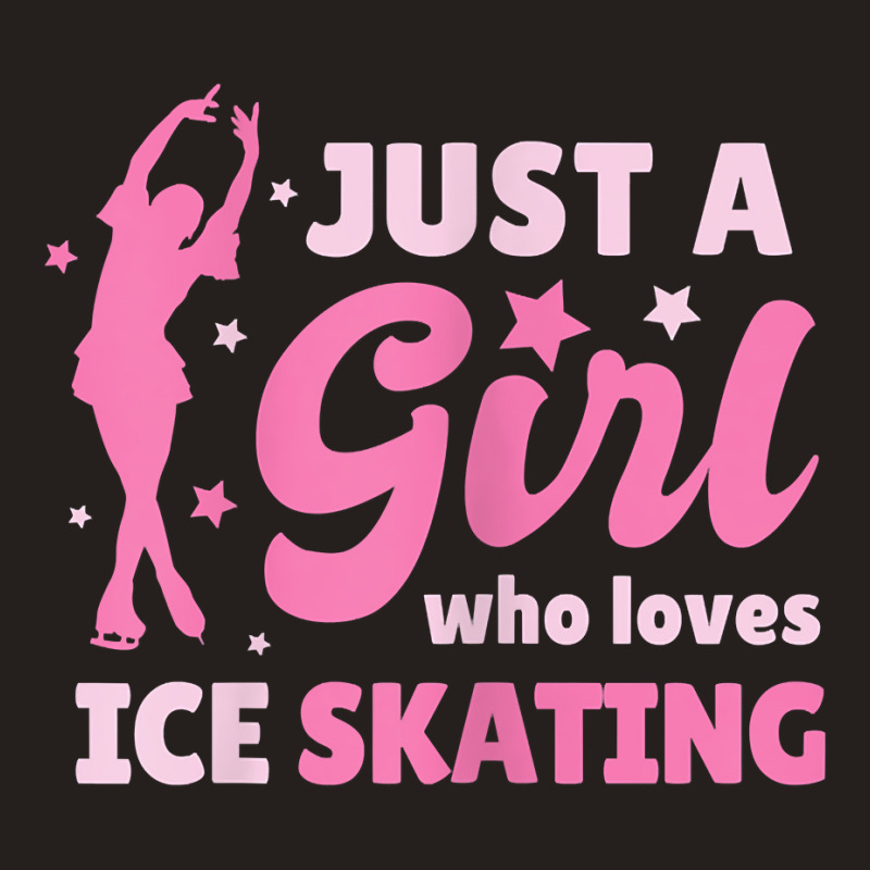 Just A Girl Who Loves Ice Skating Dance Funny Vintage Sports Tank Top by JoolsShamel | Artistshot