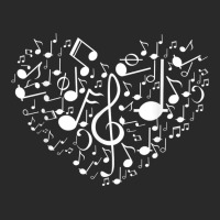 Music Heart Musical Notes Musician Composer Instrumentalist T Shirt Printed Hat | Artistshot