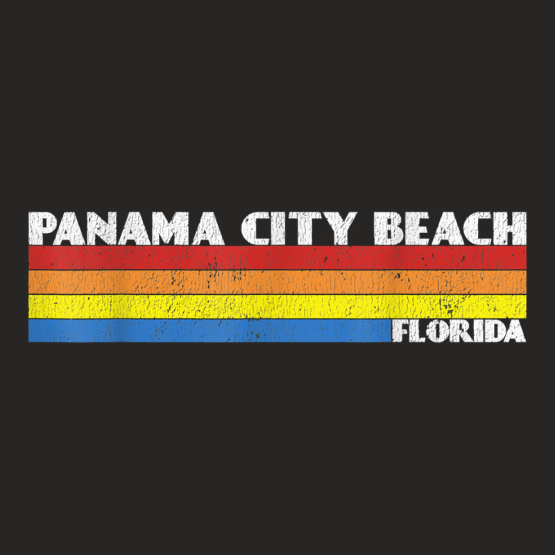 Retro 80s Panama City Beach Florida Fl Souvenir T Shirt Ladies Fitted T-Shirt by cm-arts | Artistshot