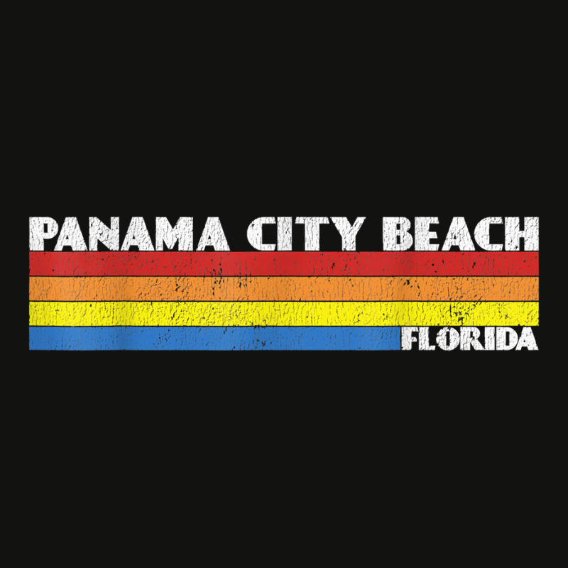 Retro 80s Panama City Beach Florida Fl Souvenir T Shirt Scorecard Crop Tee by cm-arts | Artistshot