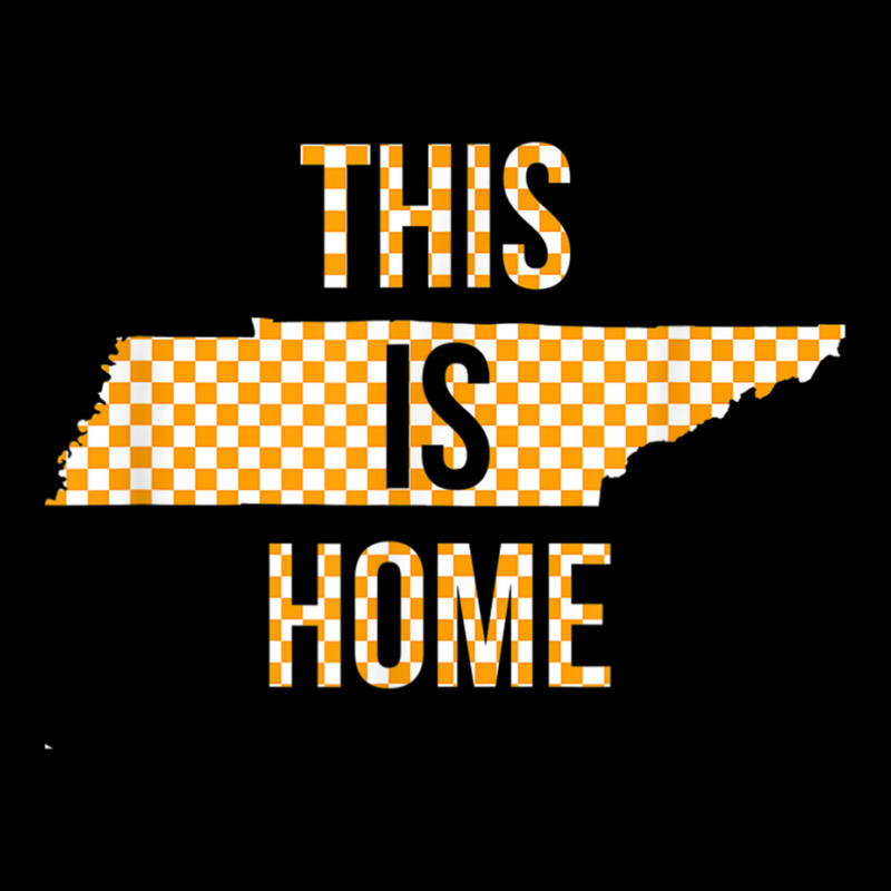 Orange White Tennessee State Outline Tennessee This Is Home T Shirt Pocket T-Shirt by cm-arts | Artistshot