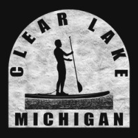 Clear Lake Paddleboarding Michigan Crew Socks | Artistshot