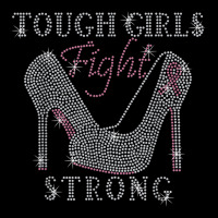 Tough Girls Fight High Heel Rhinestone Woman Birthday Adjustable Cap | Artistshot