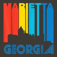 Retro 1970's Style Marietta Georgia Skyline T Shirt Bucket Hat | Artistshot