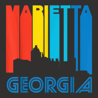 Retro 1970's Style Marietta Georgia Skyline T Shirt Champion Hoodie | Artistshot