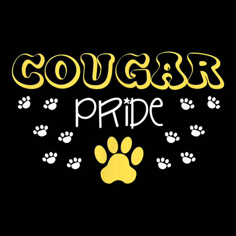 Cougar Pride Paw Shirt Zipper Hoodie by cm-arts | Artistshot