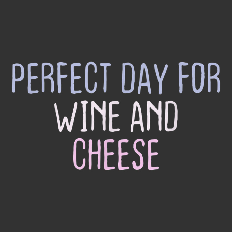 Funny Graphic Colored Saying Perfect Day For Wine And Cheese Baby Bodysuit | Artistshot