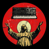 Synthesizer Jesus Analog, Synthesizer Jesus Analog Art, Synthesizer Je Adjustable Cap | Artistshot