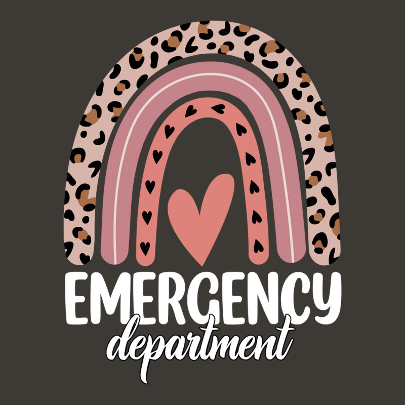 Emergency Department Rainbow Leopard Emergency Room Nursing Long Sleev Bucket Hat | Artistshot