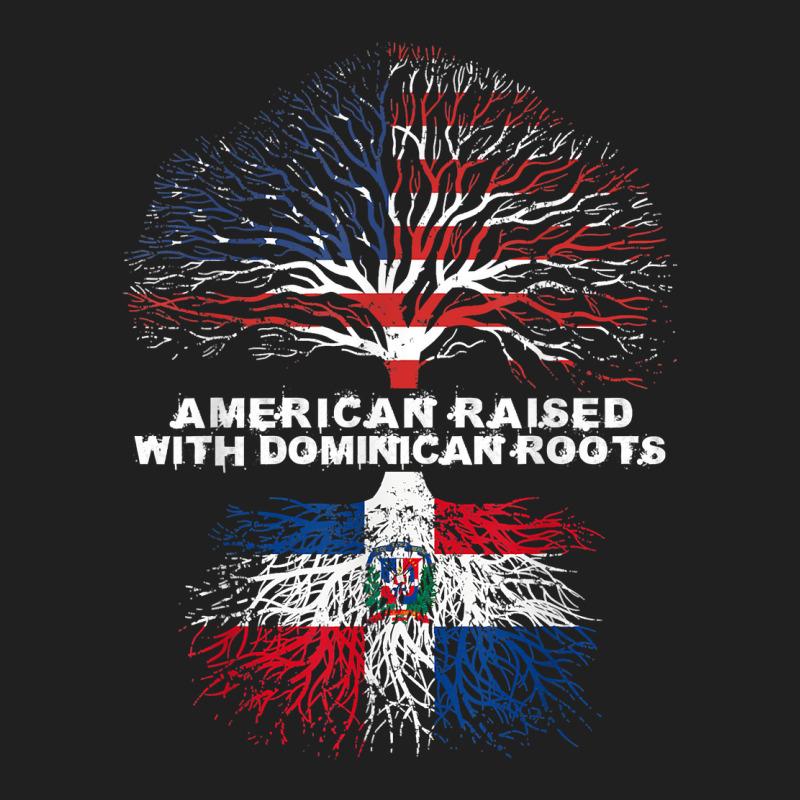 American Raised With Dominican Roots Republic T Shirt Ladies Polo Shirt by cm-arts | Artistshot