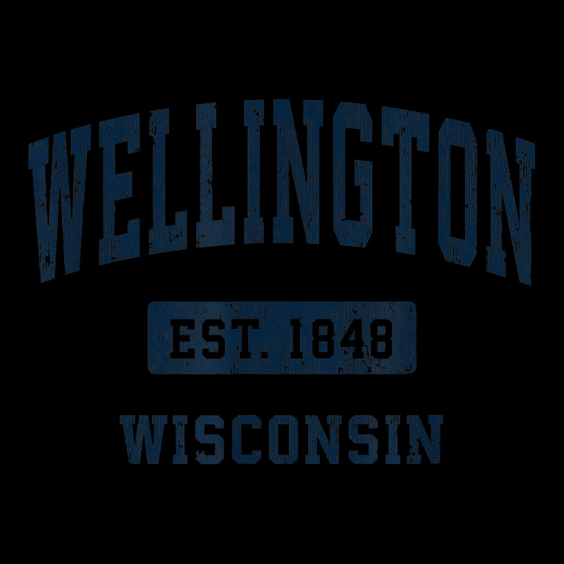 Wellington Wisconsin Wi Vintage Athletic Sports Design Pocket T-shirt | Artistshot