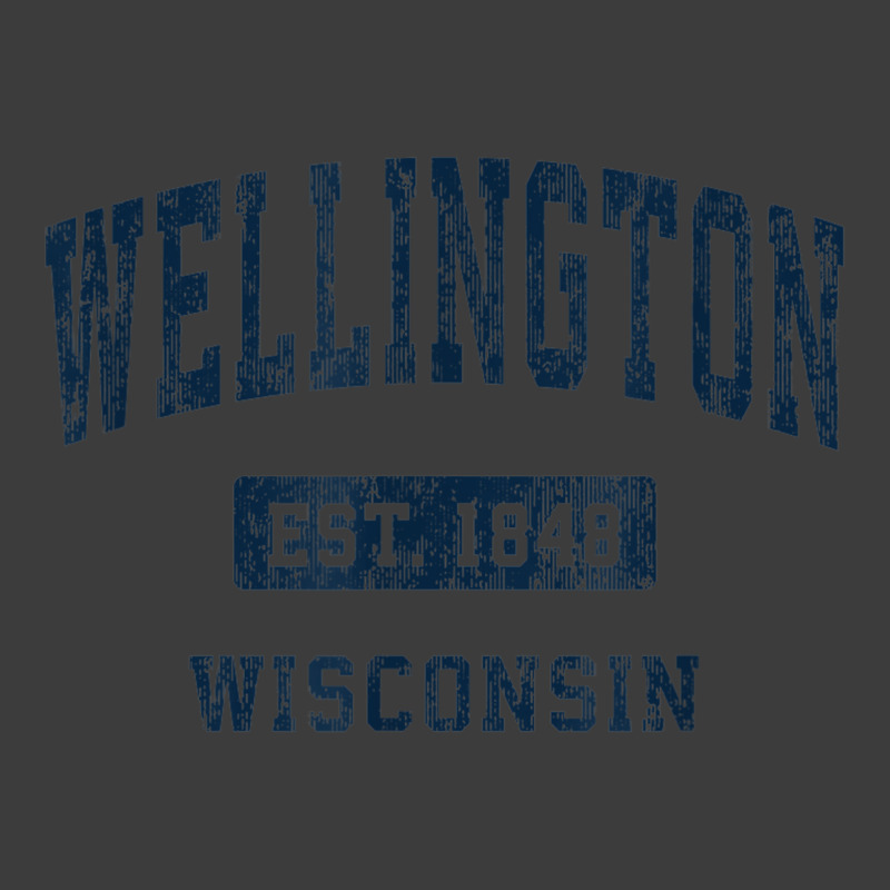 Wellington Wisconsin Wi Vintage Athletic Sports Design Men's Polo Shirt | Artistshot