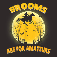 Brooms Are For Amateurs Shirt Witch Riding Horse Halloween Racerback Tank | Artistshot