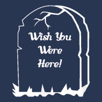 Wish You Were Here! Headstone Ladies Denim Jacket | Artistshot